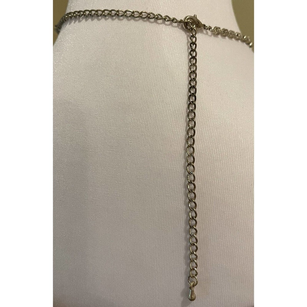Rhinestone Necklace Y2K prom wedding graduation sparkly - Picture 5 of 5